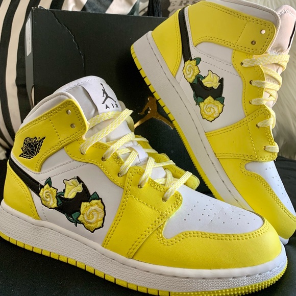 Jordan Shoes | Air Jordan Mid Se Dynamic Yellow Wbox | Poshmark